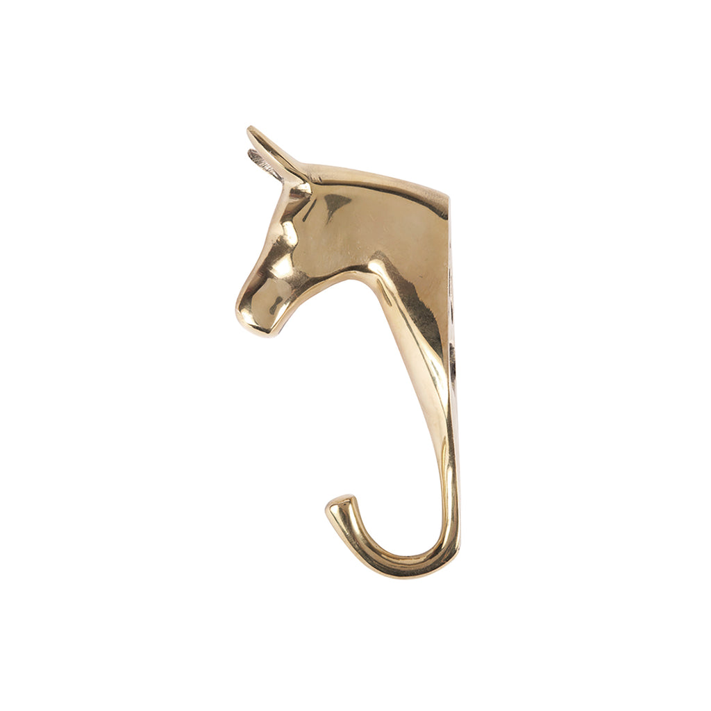 Brass Horse Head Hook – Farm Stand